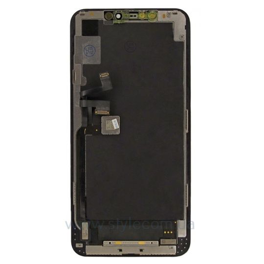 Дисплей (LCD) для Apple iPhone 11 Pro Max с тачскрином black Original (переклееное стекло)