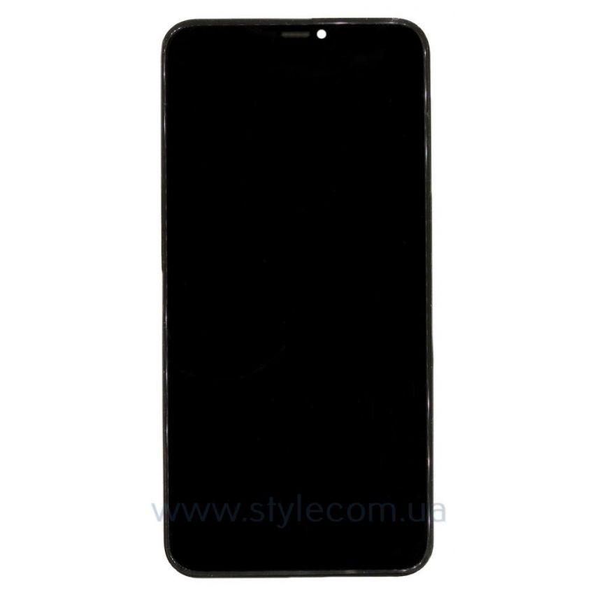 Дисплей (LCD) для Apple iPhone 11 Pro Max с тачскрином black Original (переклееное стекло)