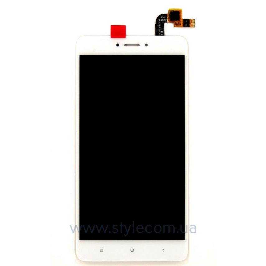 Дисплей (LCD) для Xiaomi Redmi Note 4X з тачскріном white Original (переклеєне скло/EL)