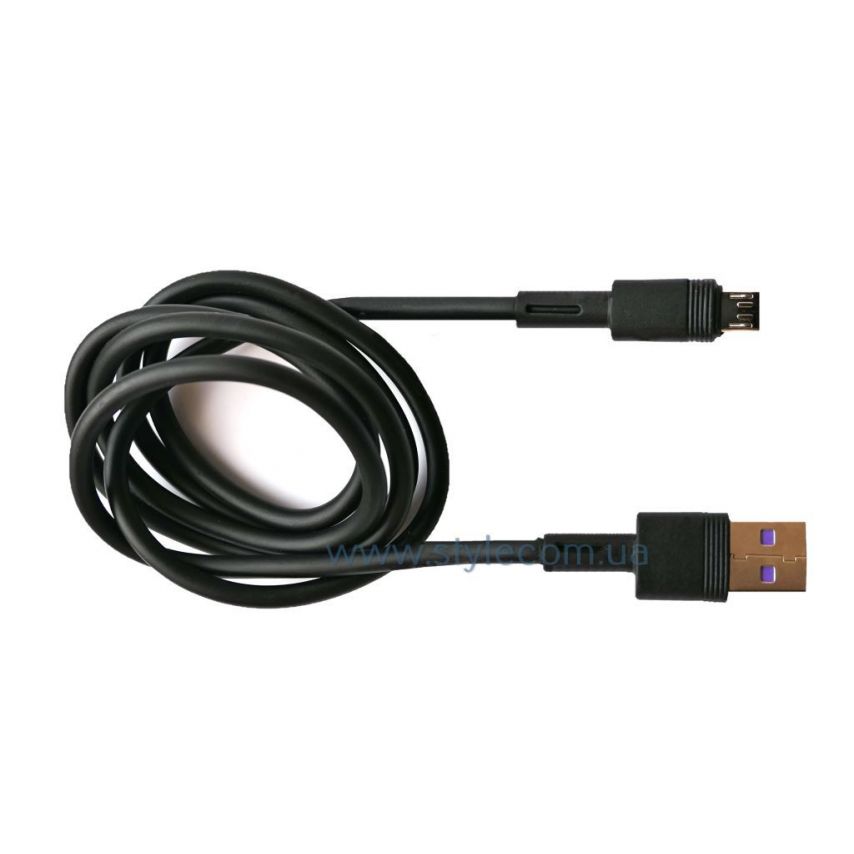 USB кабель XO NB-Q166 5A Quick Charge Micro black