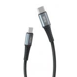 Кабель USB XO NB-Q167 Type-C to Type-C PD 60W Quick Charge 3A black - купити за 170.10 грн у Києві, Україні
