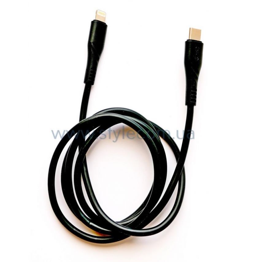 USB кабель XO NB123 PD Quick Charge Type-C - Lightning black