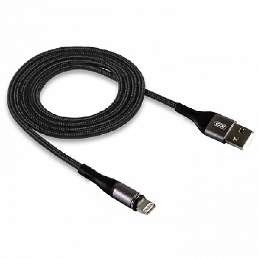 Кабель USB XO NB125 Lightning Magnetic 2A black
