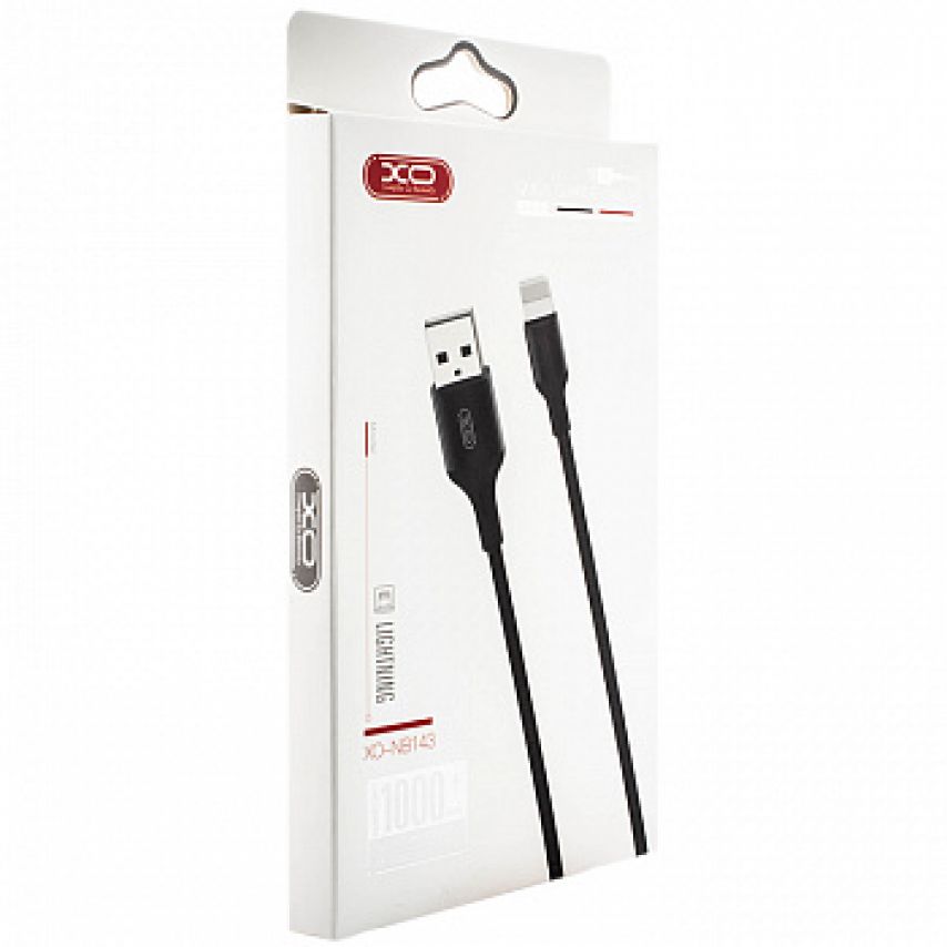 USB кабель XO NB143 2м Micro плетёный black