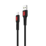 USB кабель XO NB151 Type-C прорезиненный black