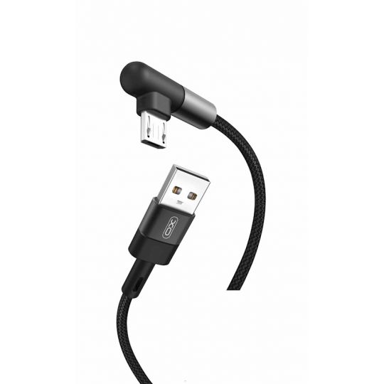 USB кабель XO NB152 Gaming (игровой) Micro прорезиненный black - купить за {{product_price}} грн в Киеве, Украине