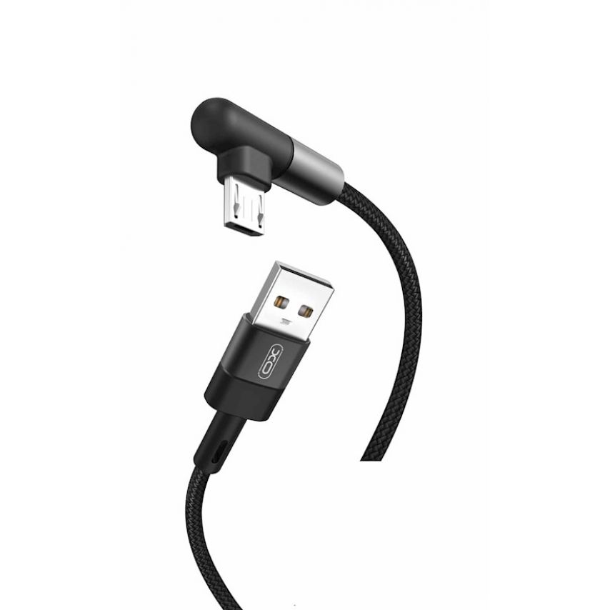 Кабель USB XO NB152 Micro 2.4A black