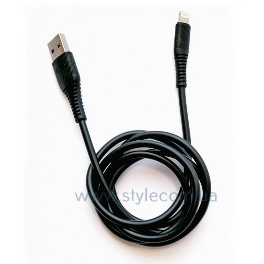 Кабель USB XO NB157 Lightning 2.4A black