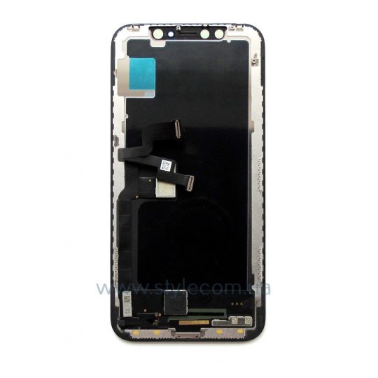 Дисплей (LCD) для Apple iPhone X с тачскрином black (Oled ALG/ WX) China Original