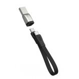 Кабель USB XO NB-Q170A Type-C - Type-C Fast Charge 20W 0.2м black - купить за 212.50 грн в Киеве, Украине