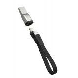 Кабель USB XO NB-Q170B Type-C to Lightning Fast Charge 20W 0.2м black