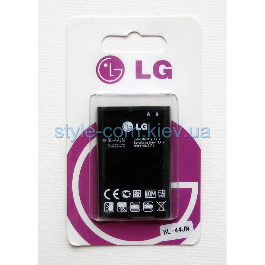 Аккумулятор для LG BL44JN P970, L60, X135, L3, L5, E612, E615 Li High Copy