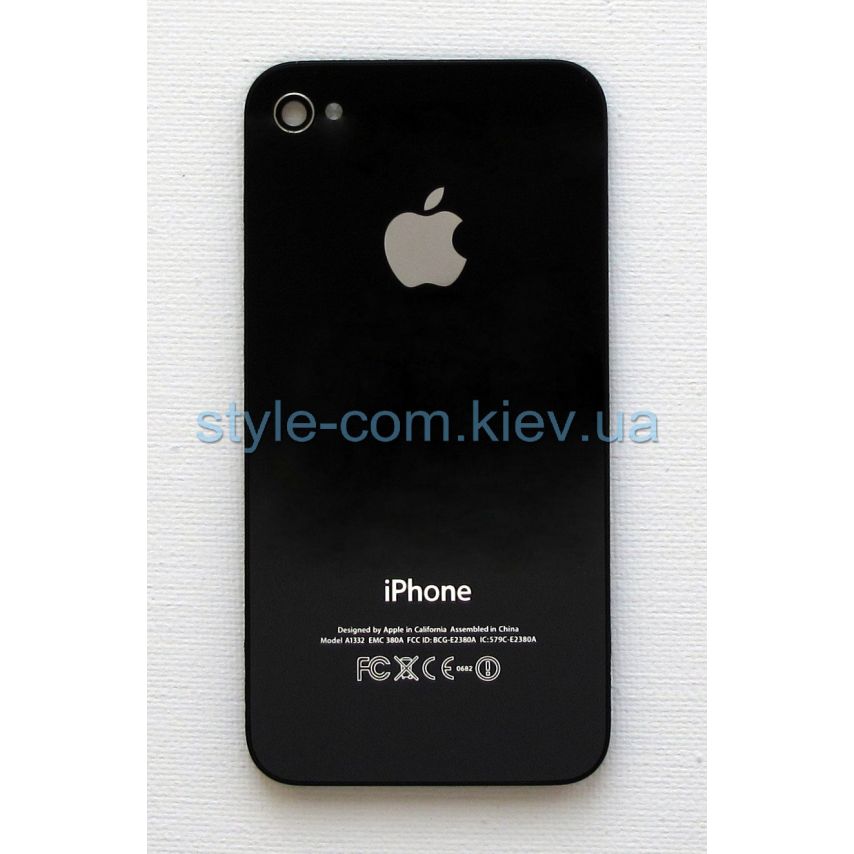 Задняя крышка для Apple iPhone 4 black High Quality