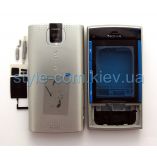 Корпус для Nokia X3-00 полный комплект silver/blue High Quality - купить за 286.30 грн в Киеве, Украине
