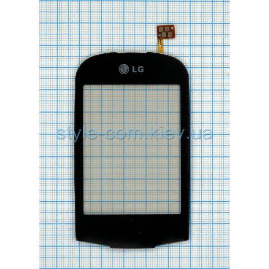 Тачскрин (сенсор) для LG T500, T510, T515 black High Quality