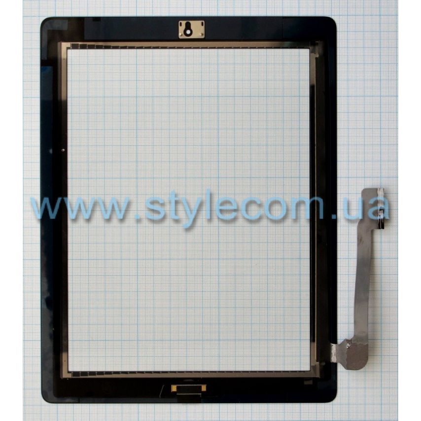 Тачскрин (сенсор) для Apple iPad 3 (A1416, A1430, A1403), iPad 4 (A1458, A1459, A1460) black Original Quality