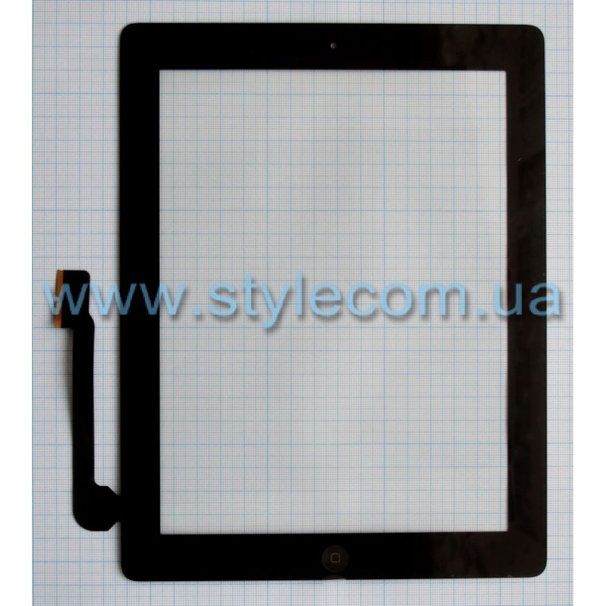 Тачскрин (сенсор) для Apple iPad 3 (A1416, A1430, A1403), iPad 4 (A1458, A1459, A1460) black Original Quality