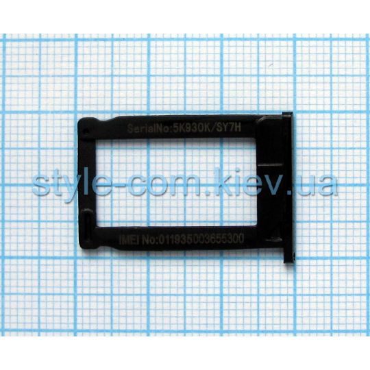 Держатель Sim-карты (лоток) для Apple iPhone 3G, 3Gs black Original Quality