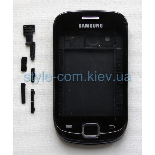 Корпус для Samsung Galaxy S5670 повний комплект з кнопкою black High Quality
