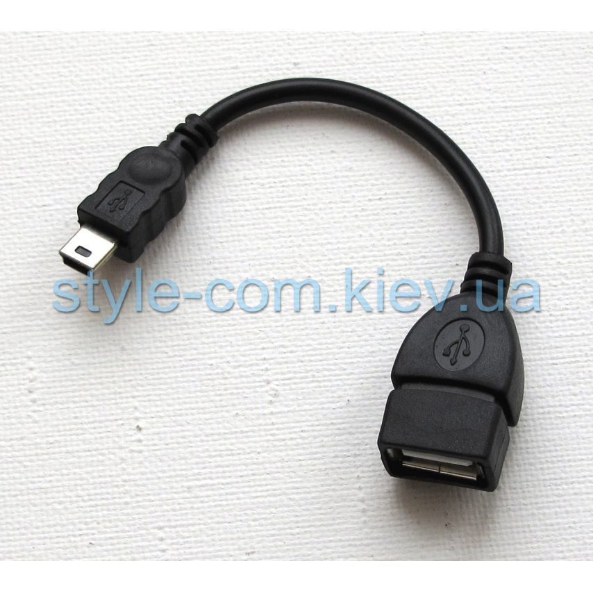 Переходник OTG Mini to USB2.0 black