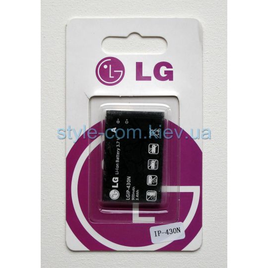 Аккумулятор high copy LG IP-430N/GS290 Li - купить за {{product_price}} грн в Киеве, Украине