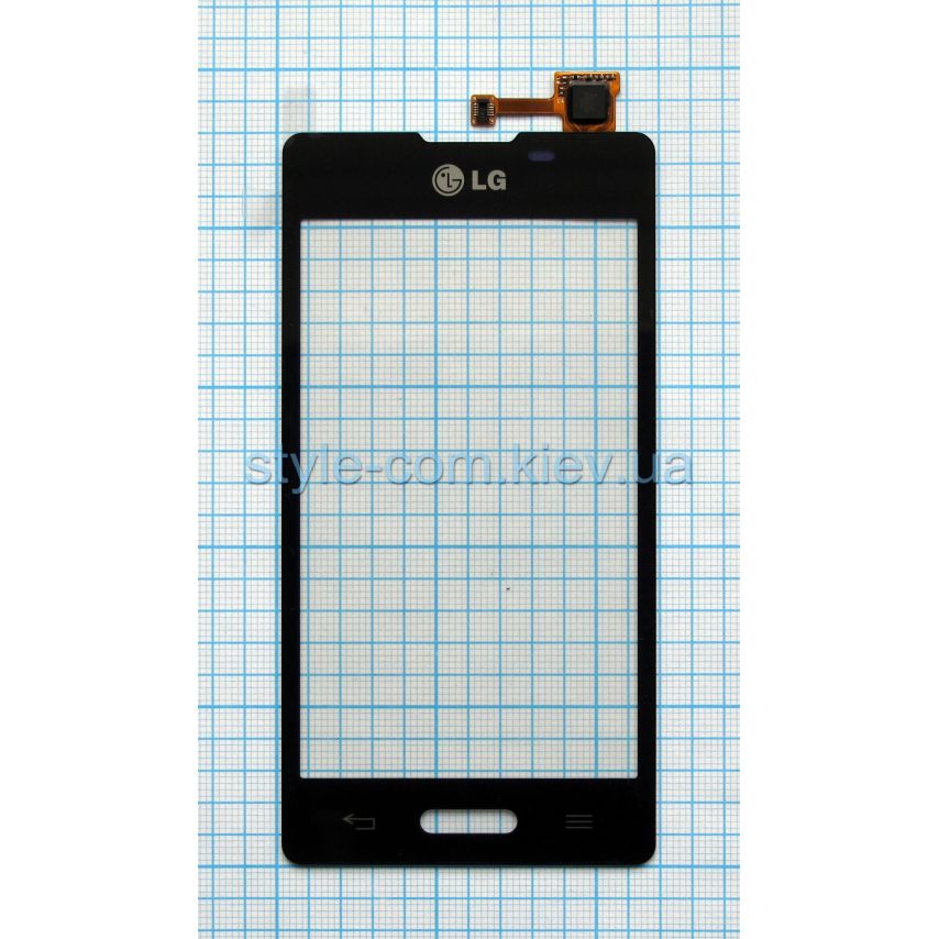 Тачскрін (сенсор) для LG Optimus L5-II E450, E460 black Original Quality