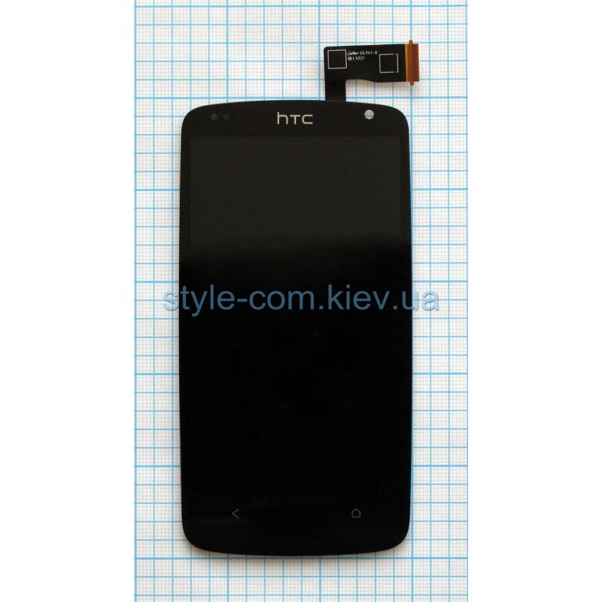Дисплей (LCD) для HTC Desire 500 с тачскрином black High Quality
