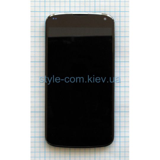 Дисплей (LCD) LG E960 complete + тачскрин с рамкой orig - купить за {{product_price}} грн в Киеве, Украине
