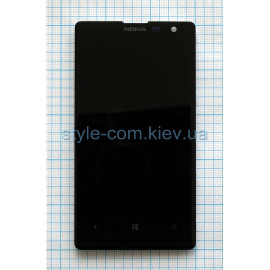 Дисплей (LCD) Nokia 1020 Lumia + тачскрин с рамкой black Original Quality - купить за {{product_price}} грн в Киеве, Украине