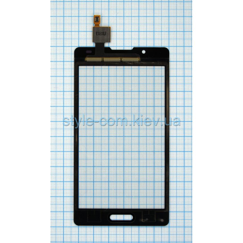 Тачскрин (сенсор) для LG Optimus L7-II P710, P713 black Original Quality