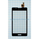 Тачскрин (сенсор) для LG Optimus L7-II P710, P713 black Original Quality
