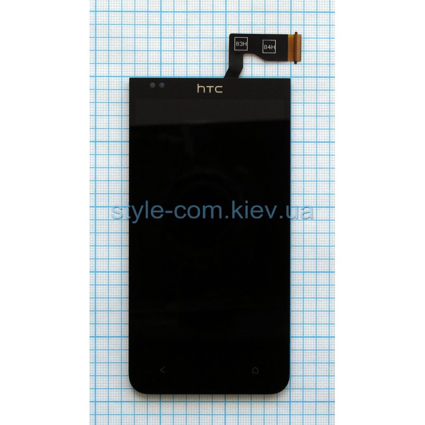 Дисплей (LCD) для HTC Desire 300 с тачскрином black High Quality