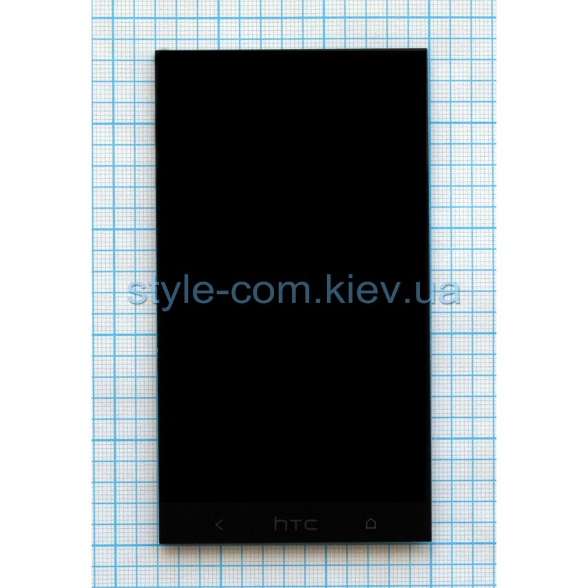 Дисплей (LCD) HTC One M7 Dual Sim/802w + тачскрин black High Quality