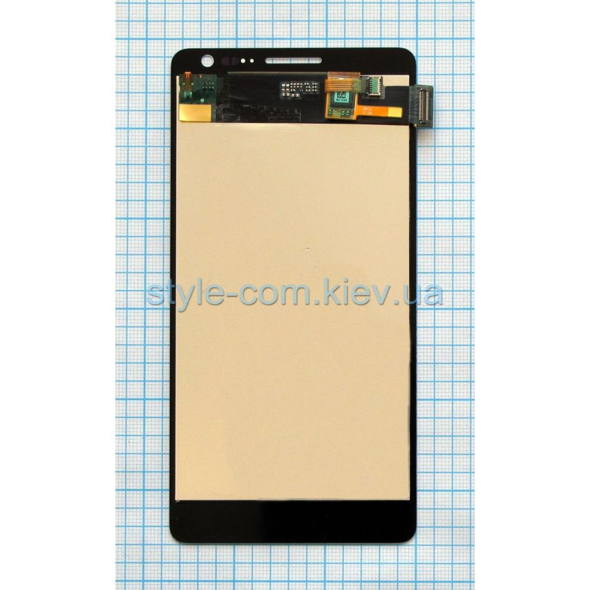 Дисплей (LCD) для Huawei Ascend D2 з тачскріном black High Quality