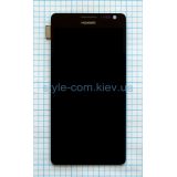 Дисплей (LCD) для Huawei Ascend D2 с тачскрином black High Quality