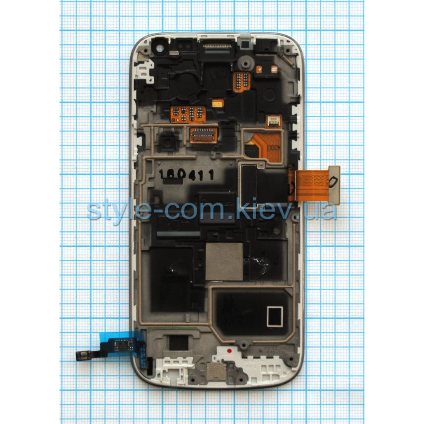 Дисплей (LCD) для Samsung Galaxy S4 Mini I9190 з тачскріном та рамкою black (TFT) Original Quality