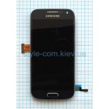 Дисплей (LCD) для Samsung Galaxy S4 Mini I9190 з тачскріном та рамкою black (TFT) Original Quality