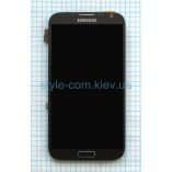 Дисплей (LCD) для Samsung N7100 з тачскріном та рамкою dark grey (TFT) China Original - купити за 2 454.40 грн у Києві, Україні