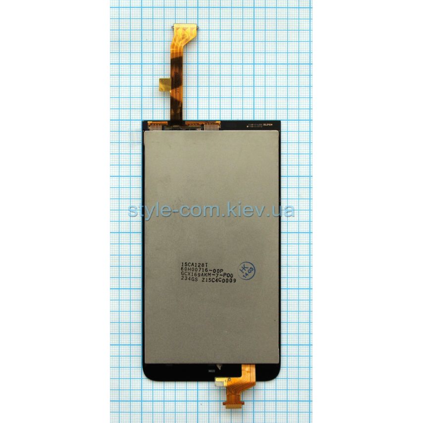 Дисплей (LCD) для HTC Desire 501 с тачскрином black High Quality