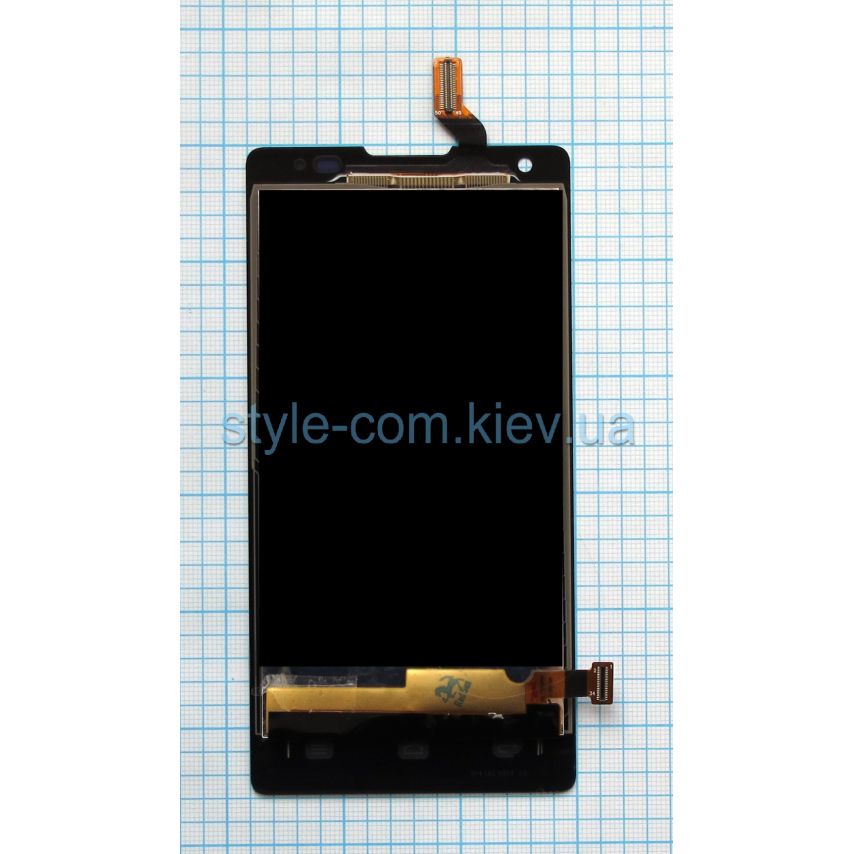 Дисплей (LCD) для Huawei Ascend G700-U10 з тачскріном black High Quality