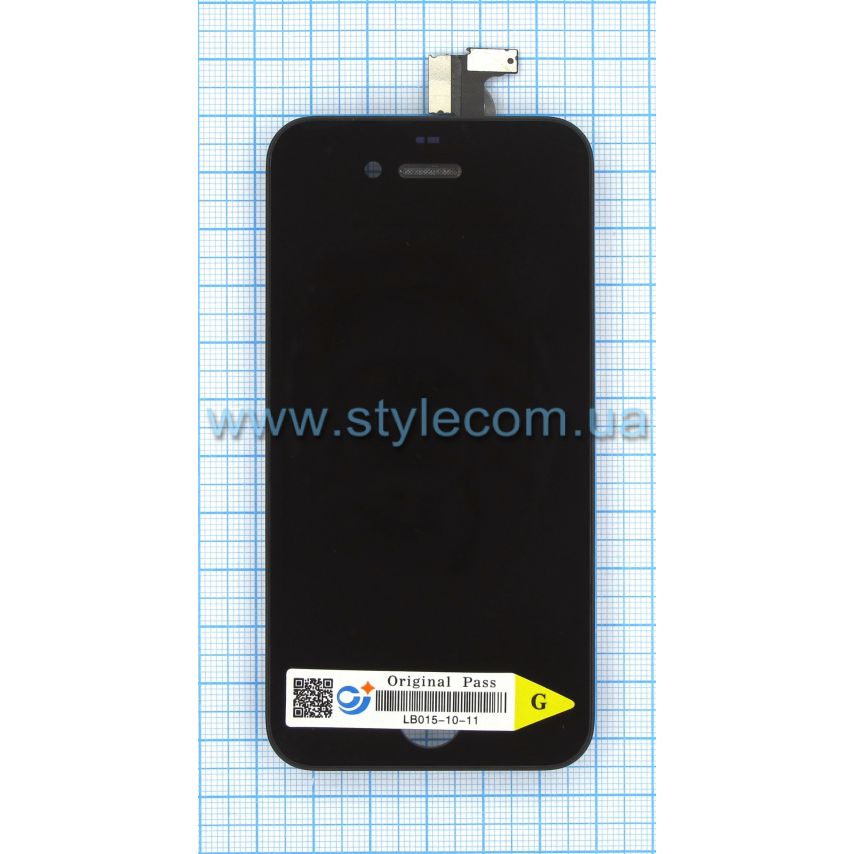 Дисплей (LCD) iPhone 4G + тачскрин black High Quality