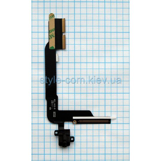 iPad 4 шлейф c HF коннектором (3,5) black Original Quality - купить за {{product_price}} грн в Киеве, Украине