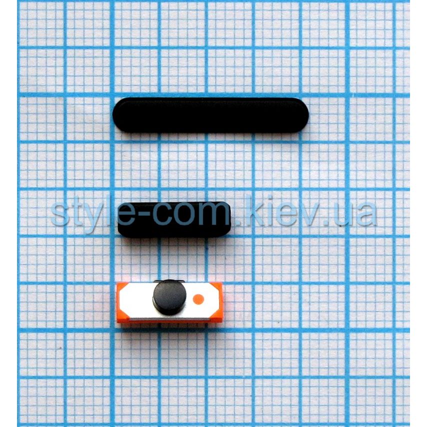 Бічні кнопки для Apple iPad 4 black Original Quality