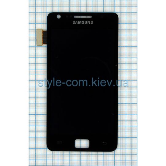 Дисплей (LCD) для Samsung i9100 с тачскрином black (TFT) China Original