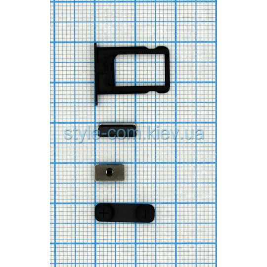 iPhone 5S боковые кнопки + держатель SIM-карты dark blue - купить за {{product_price}} грн в Киеве, Украине