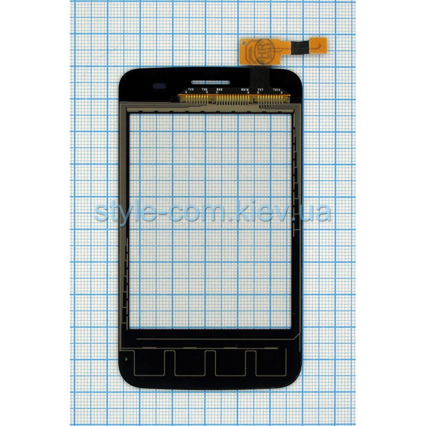 Тачскрін (сенсор) для LG Optimus L3-II Dual E435 black Original Quality