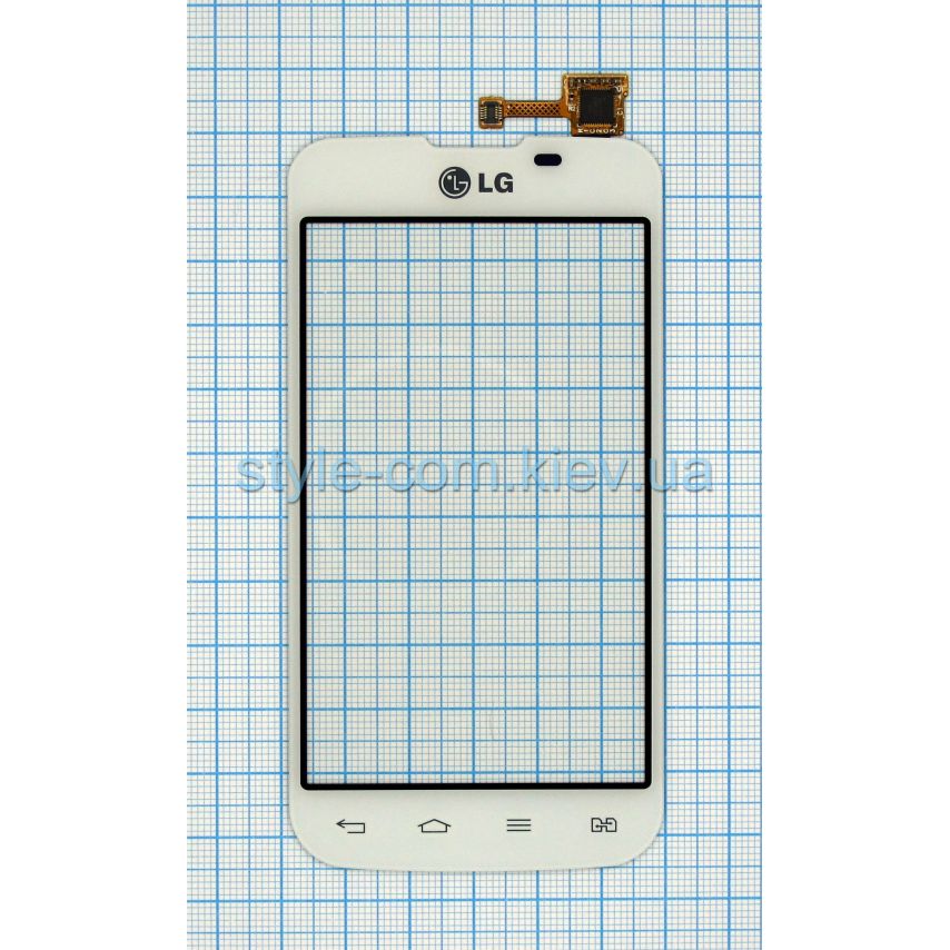 Тачскрин (сенсор) для LG Optimus L5-II Dual E455 white Original Quality