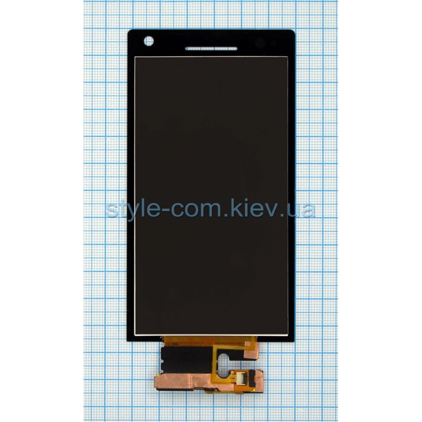 Дисплей (LCD) для Sony Xperia S LT26i с тачскрином black Original Quality