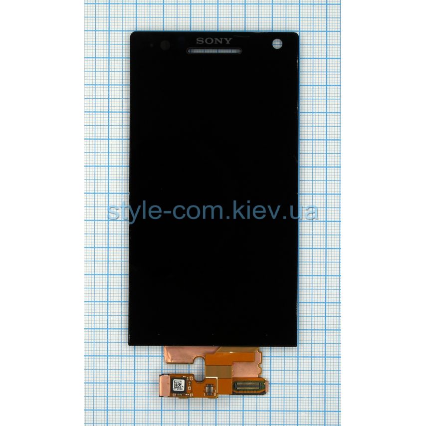 Дисплей (LCD) для Sony Xperia S LT26i с тачскрином black Original Quality