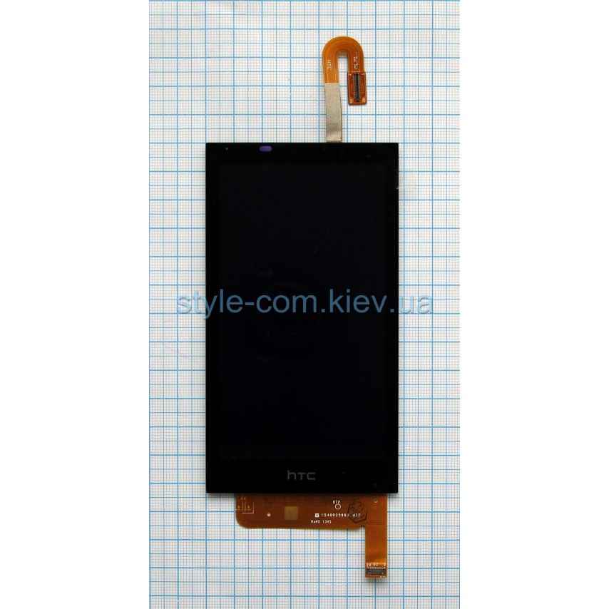 Дисплей (LCD) для HTC Desire 610 з тачскріном black High Quality